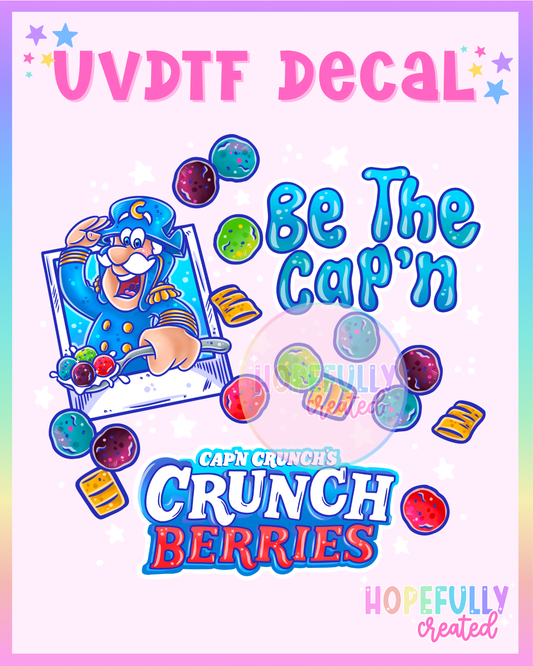 Capn Crunch UVDTF Decal