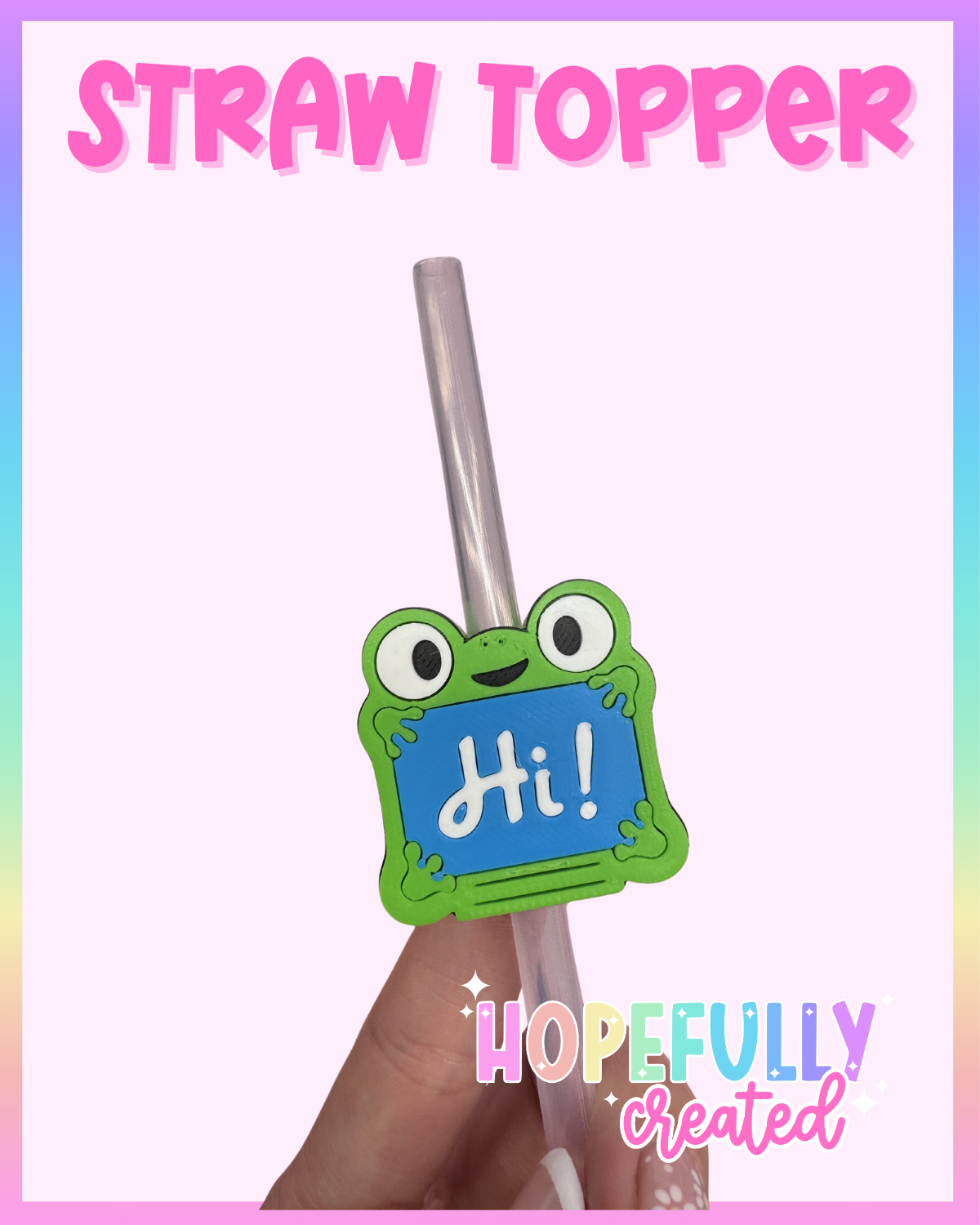 Tablet Straw Topper