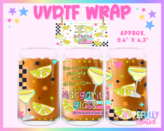 Magarita Glass UVDTF Glass Can Wrap