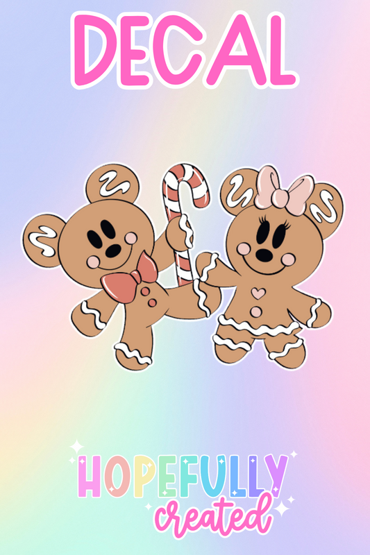Christmas Gingerbread Decal-544 VIP