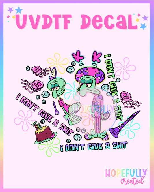 Squid UVDTF Decal