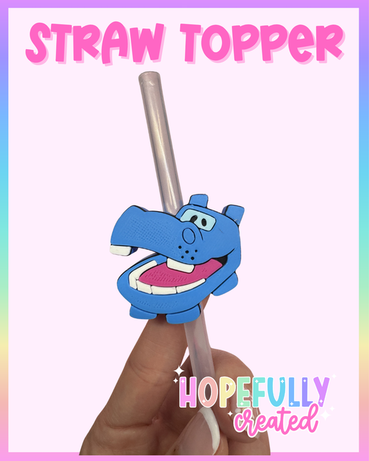 Hippo Straw Topper