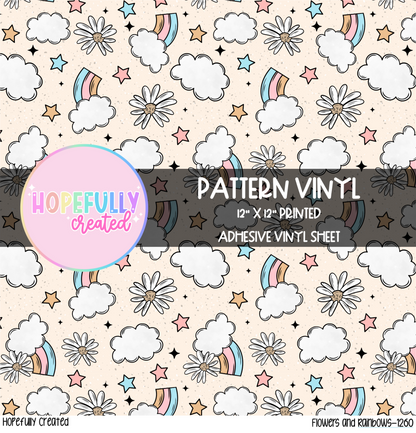 Flowers and Rainbows Vinyl Collection- 1260