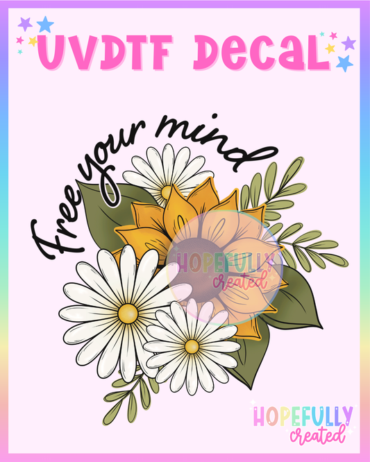 Free Your Mind UVDTF Decal