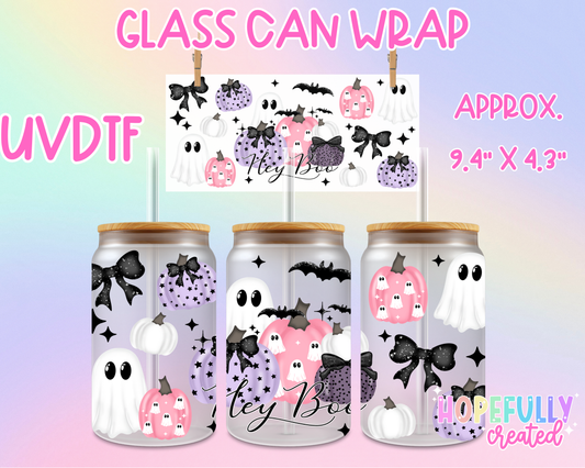 Hey Boo UVDTF Glass Can Wrap
