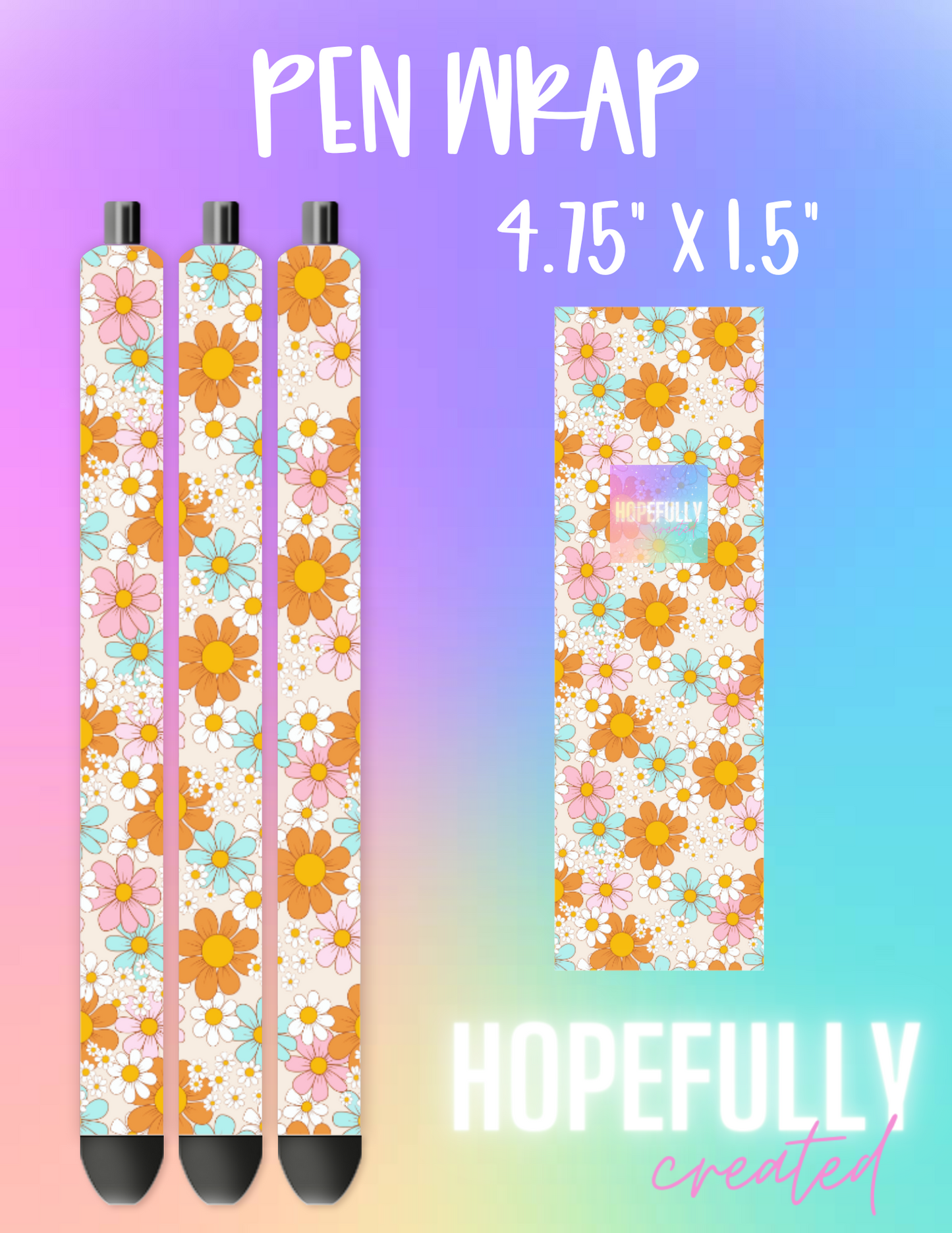 Floral Pen Wrap-1001