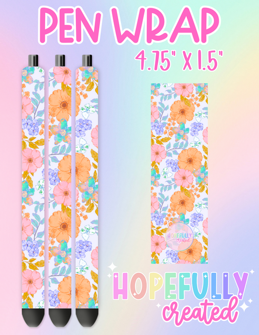 Floral Pen Wrap-2622