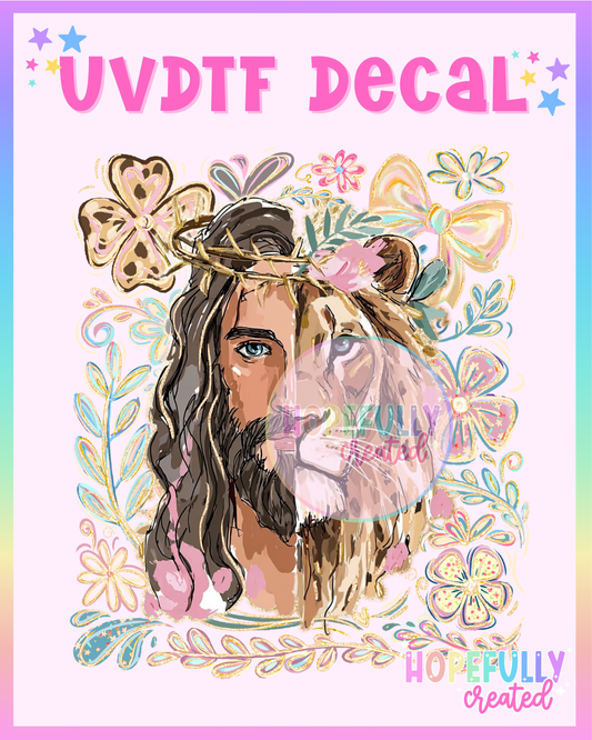 Jesus Lion UVDTF Decal