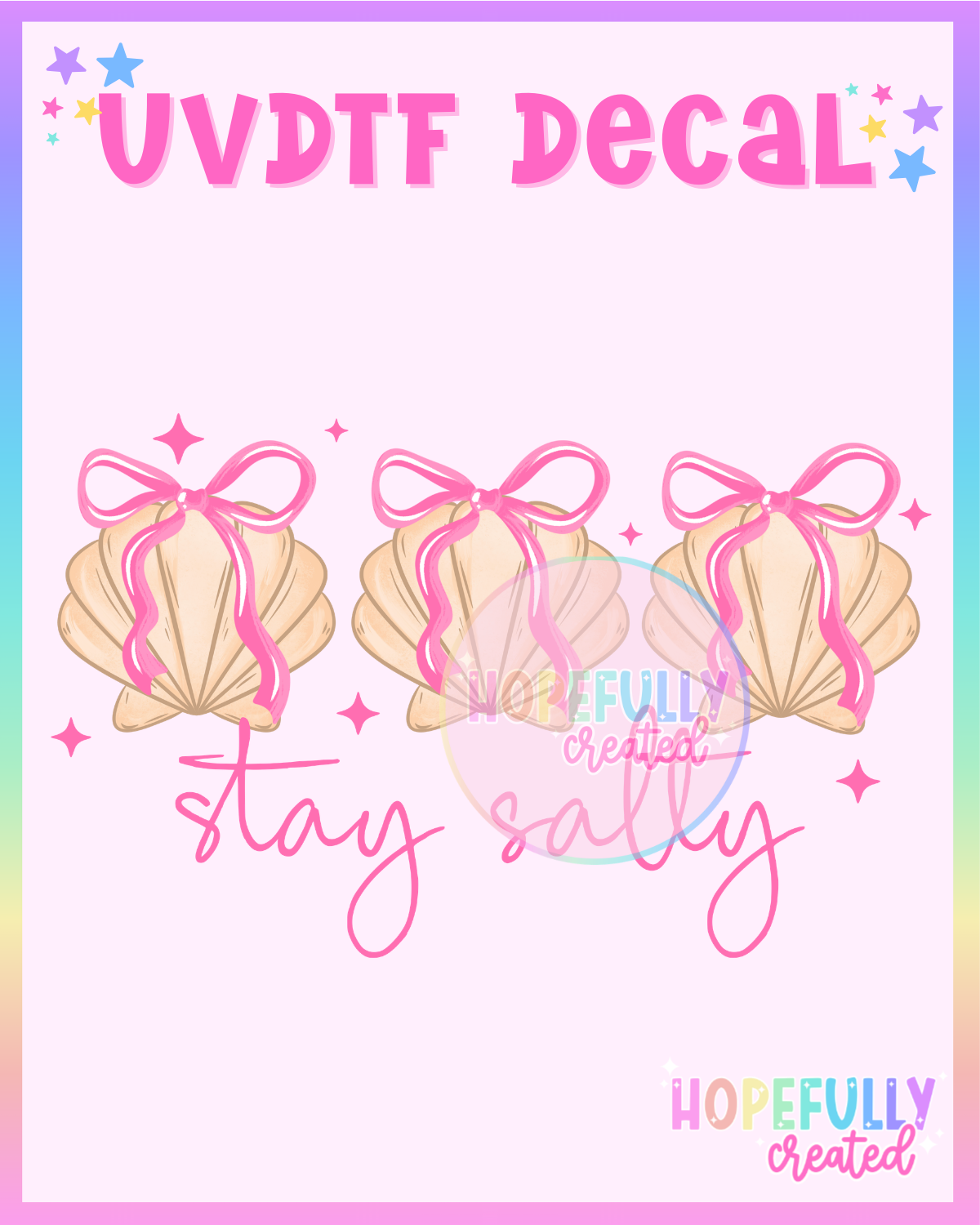 Stay Salty UVDTF Decal