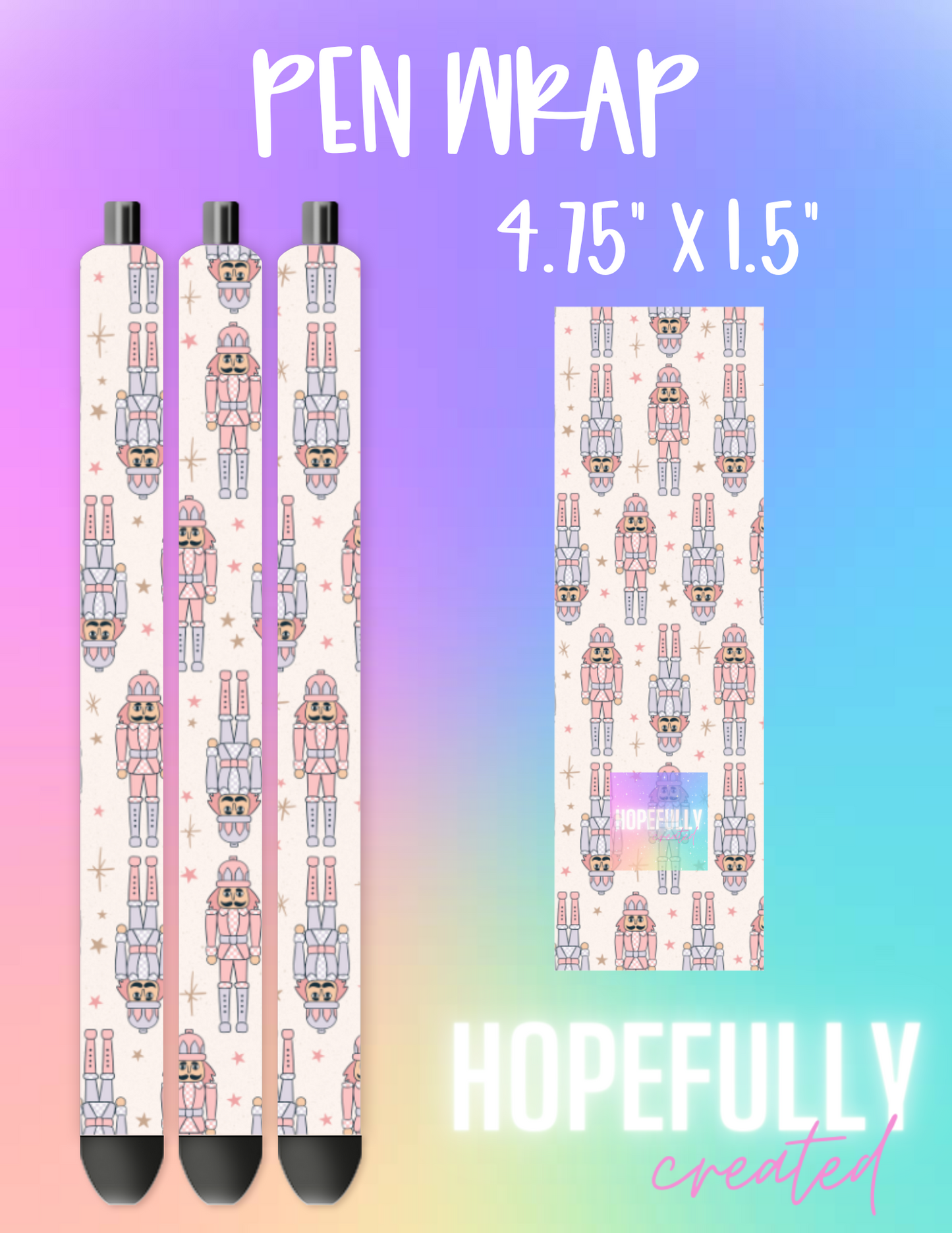 Nutcracker Pen Wrap-473