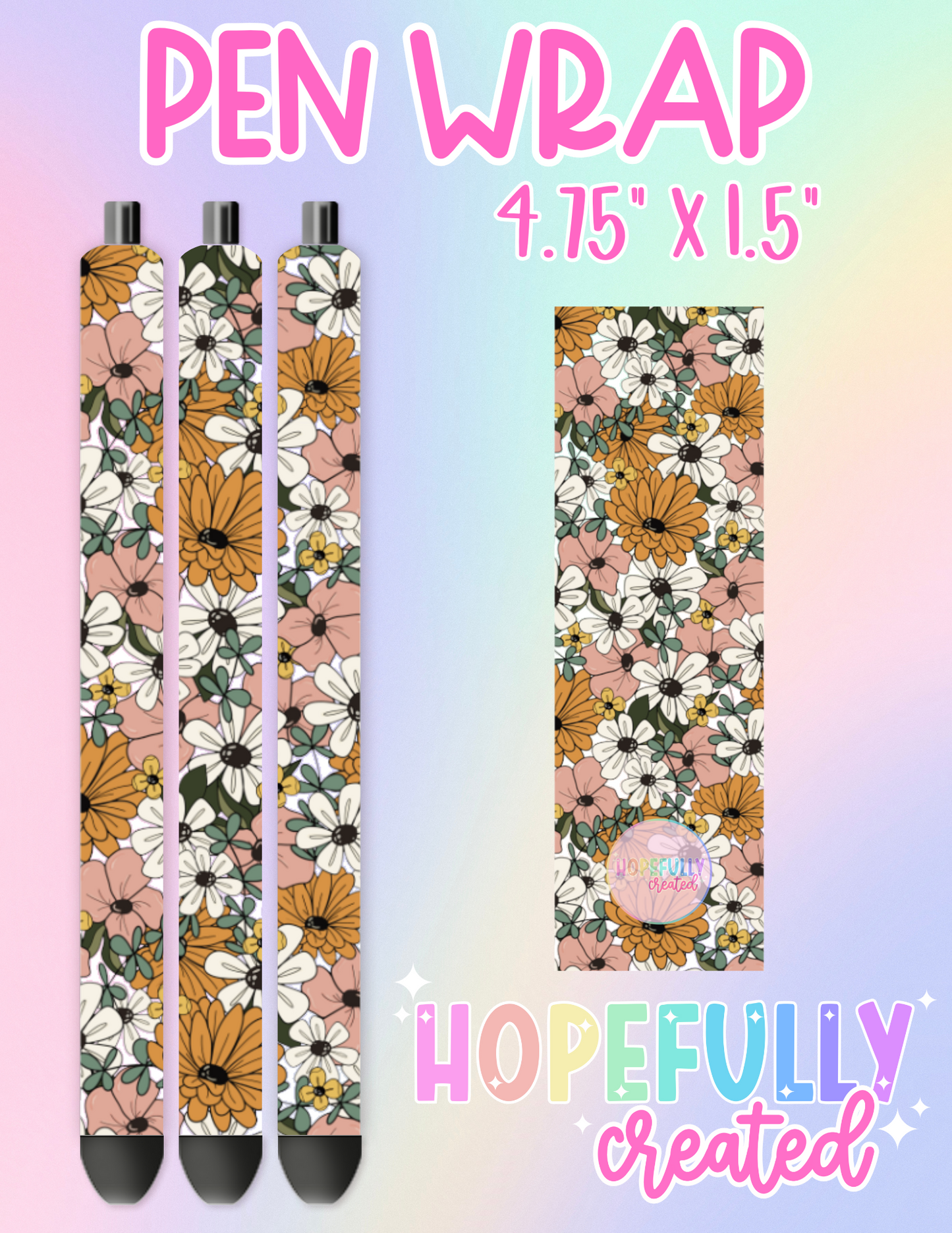Floral Pen Wrap-2626