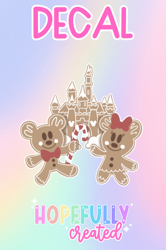 Christmas Gingerbread Decal-552 VIP