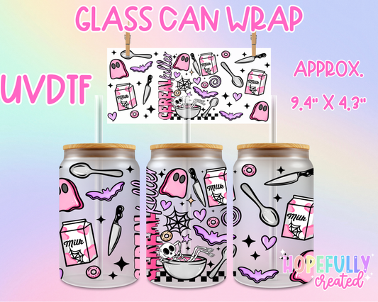 Cereal Killer UVDTF Glass Can Wrap