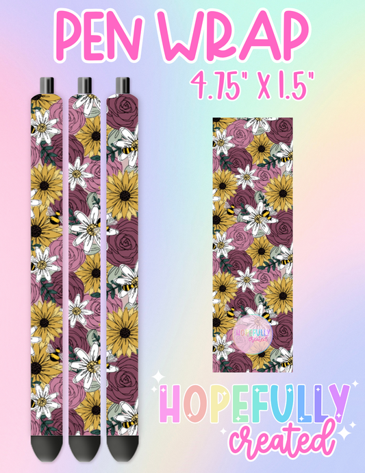Floral Pen Wrap-2627