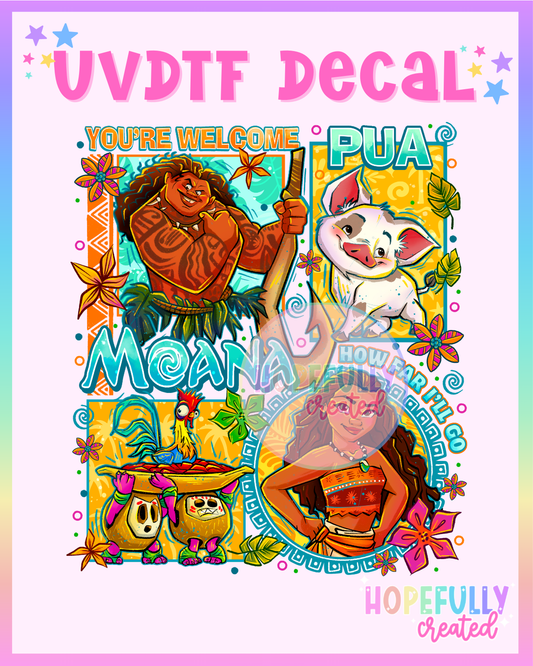Princess UVDTF Decal