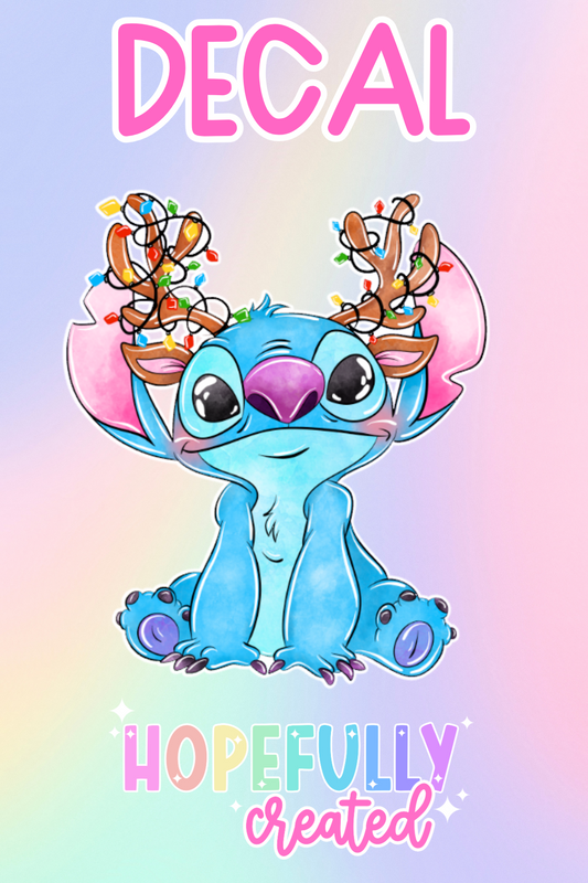 Christmas Alien Decal-555 VIP
