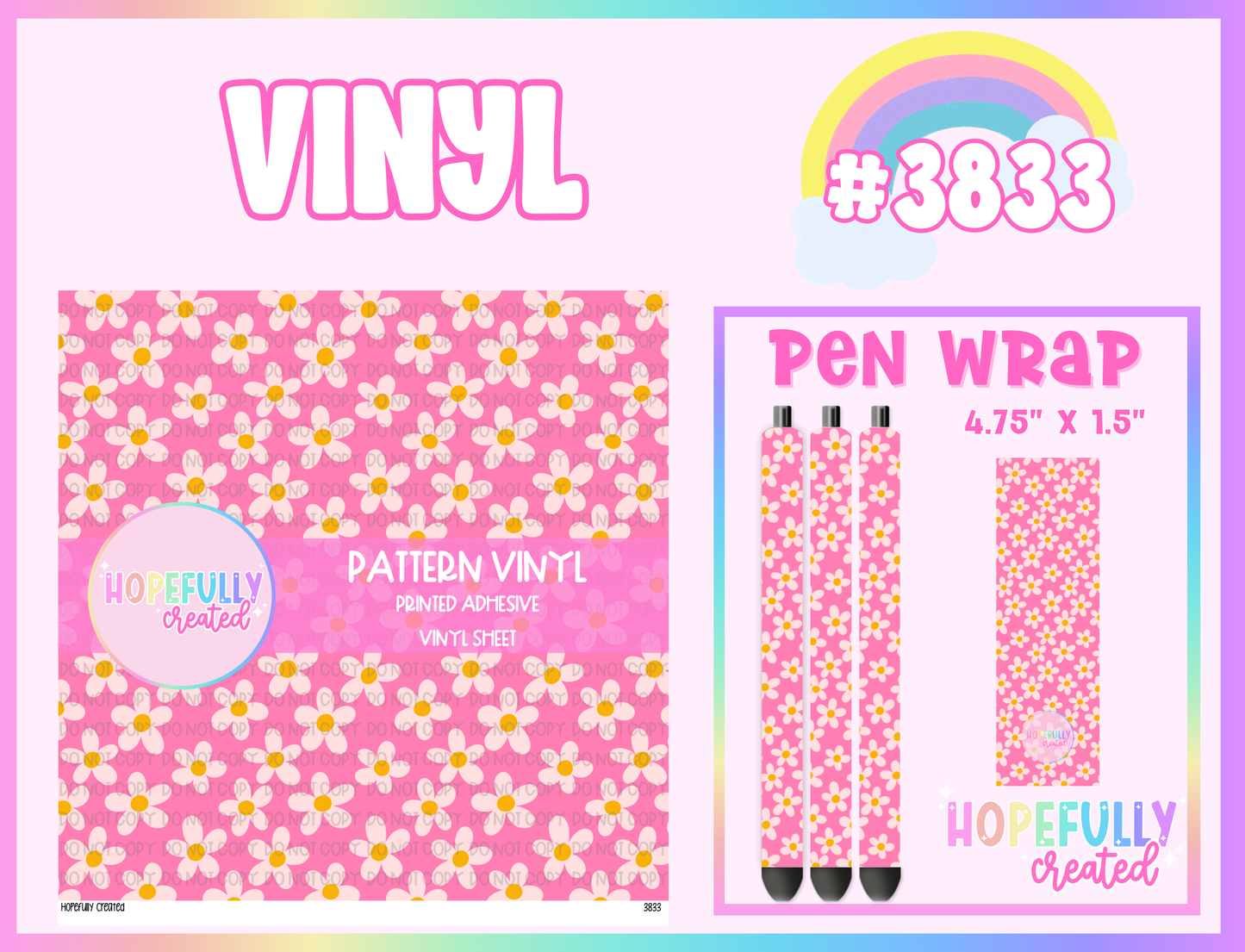 Floral Vinyl Collection - 3833