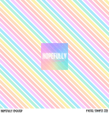 Pastel Stripes Vinyl Collection - 229