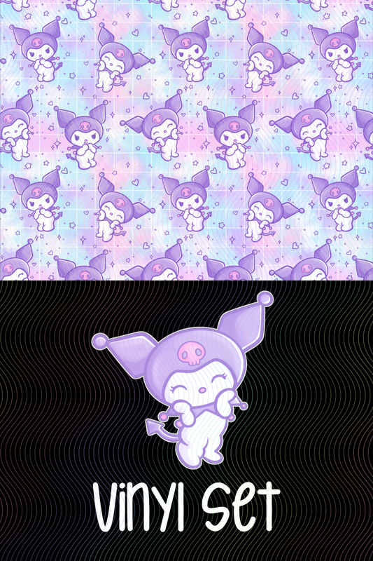 Kuromi Vinyl Set