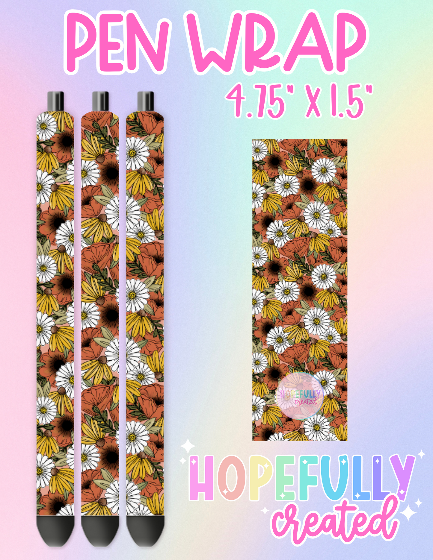 Floral Pen Wrap-2630