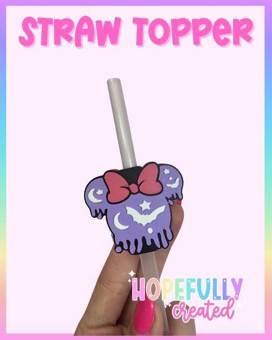 Halloween Mouse Straw Topper