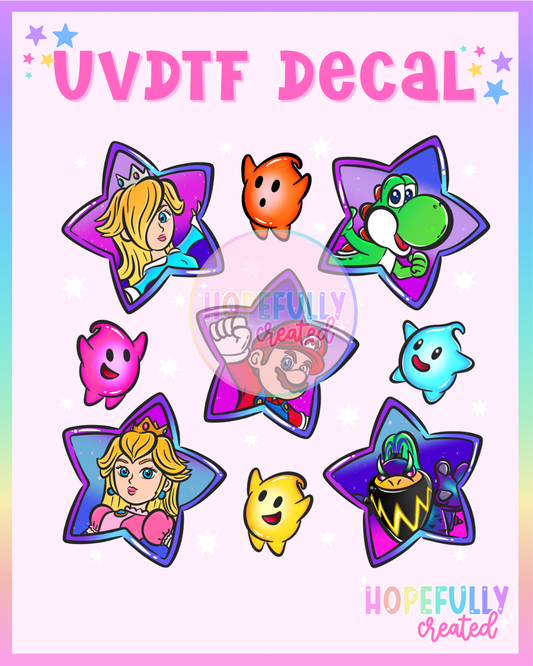 Mario UVDTF Decal