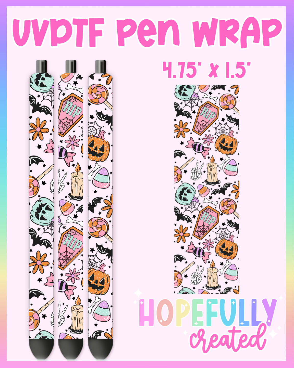 Halloween Treats UVDTF Pen Wrap