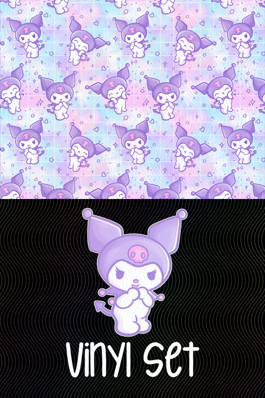 Kuromi Vinyl Set