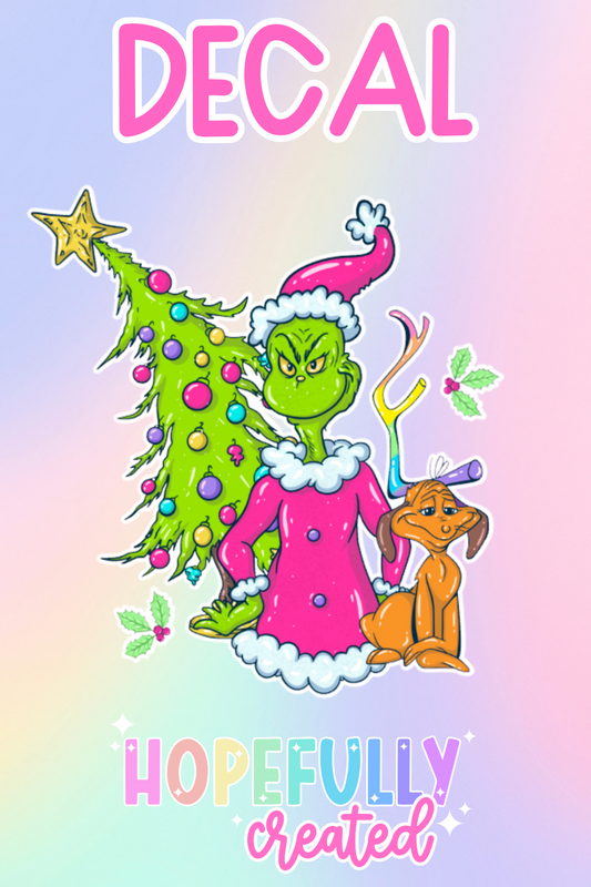 Christmas Mean One Decal-557 VIP