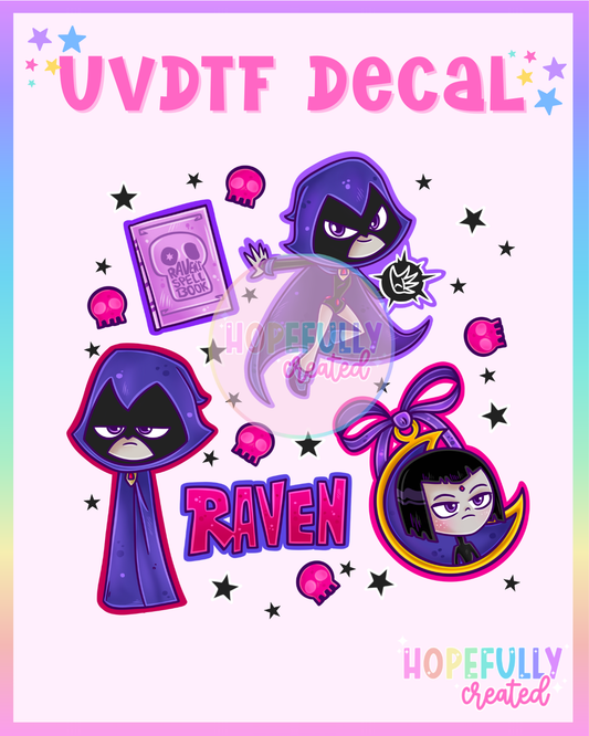 Raven UVDTF Decal