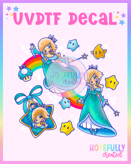 Mario Princess UVDTF Decal