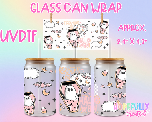 Dreaming of Halloween UVDTF Glass Can Wrap