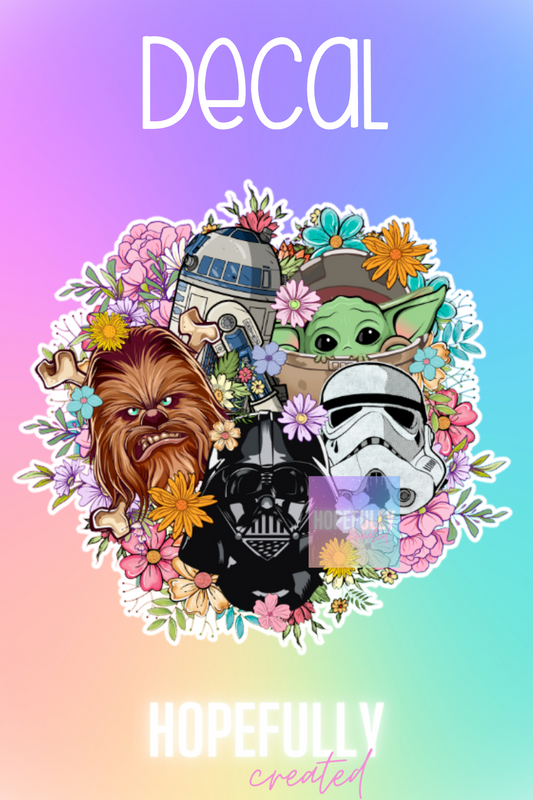 SW Floral Decal-219 VIP