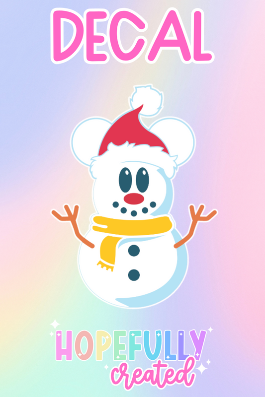 Christmas Snowman (Boy) Decal-559 VIP