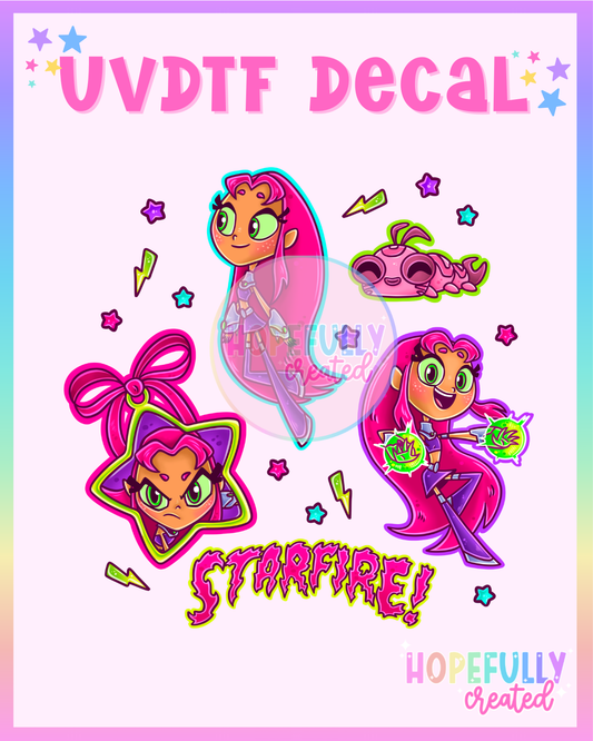 StarF UVDTF Decal