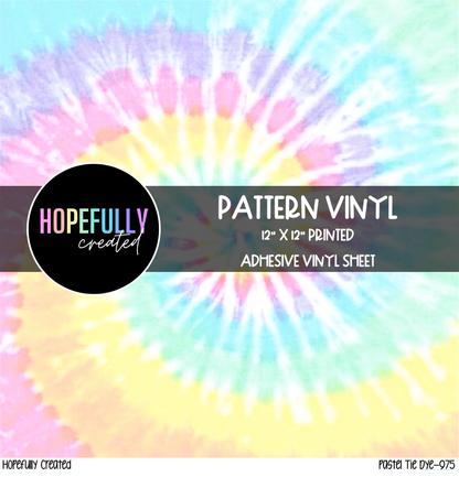 Pastel Tie Dye Vinyl Collection - 975