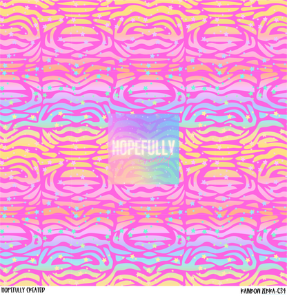 Rainbow Zebra Vinyl Collection - 634