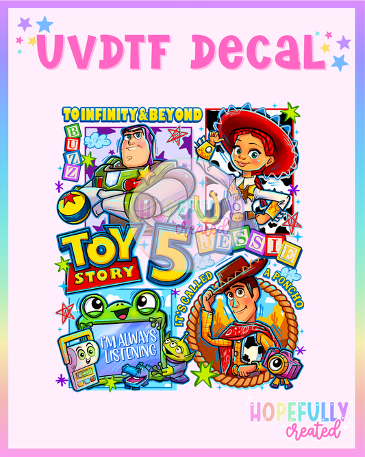 Toys UVDTF Decal