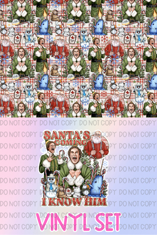 Santa's Coming Vinyl Set
