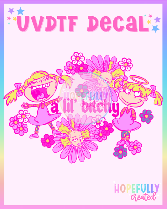 Angelica *Curse Words* UVDTF Decal