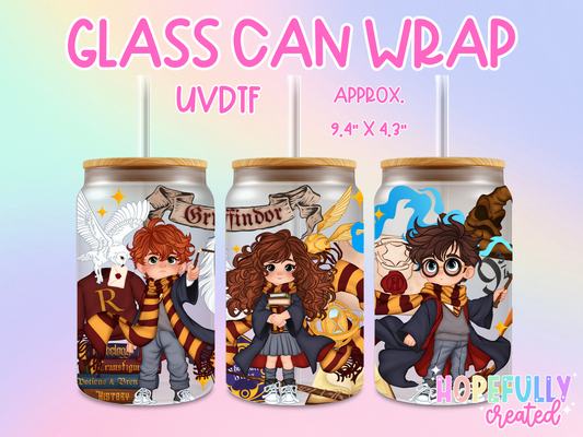 HP Crew UVDTF Glass Can Wrap