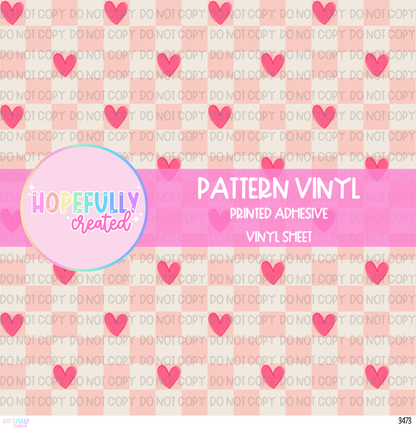 Checker Heart Vinyl Collection - 3473