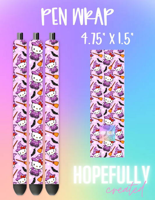 Witch Kitty Pen Wrap-487 VIP Holiday