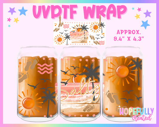 Salty UVDTF Glass Can Wrap