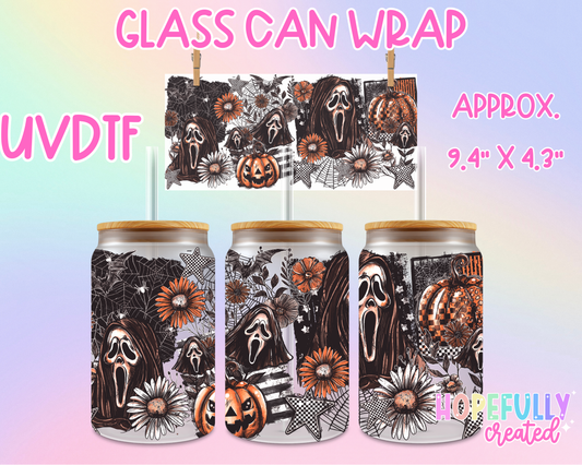 Scream UVDTF Glass Can Wrap