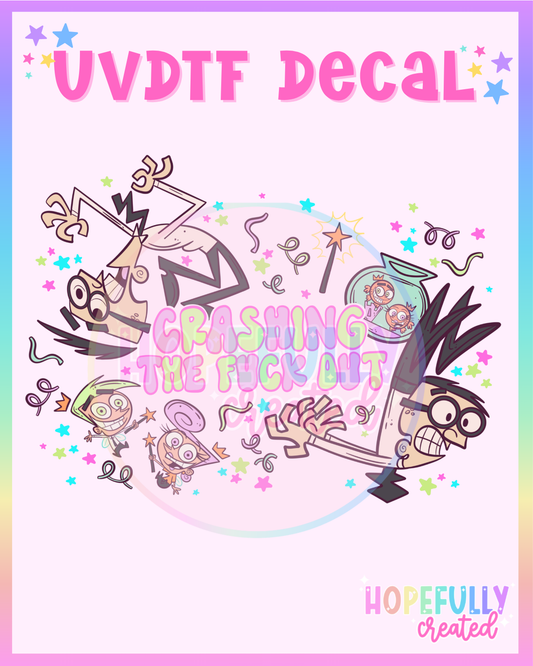 Crash Out UVDTF Decal