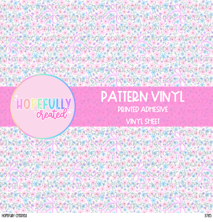 Floral Bows Vinyl Collection - 3785