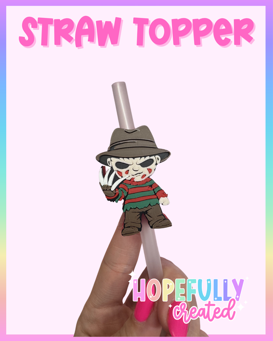 Horror Straw Topper