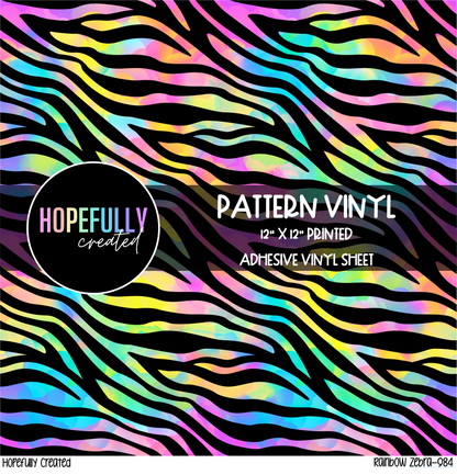 Rainbow Zebra Vinyl Collection - 984