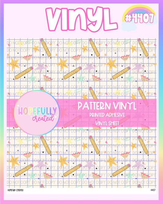 School Pencils Vinyl Collection - 4407